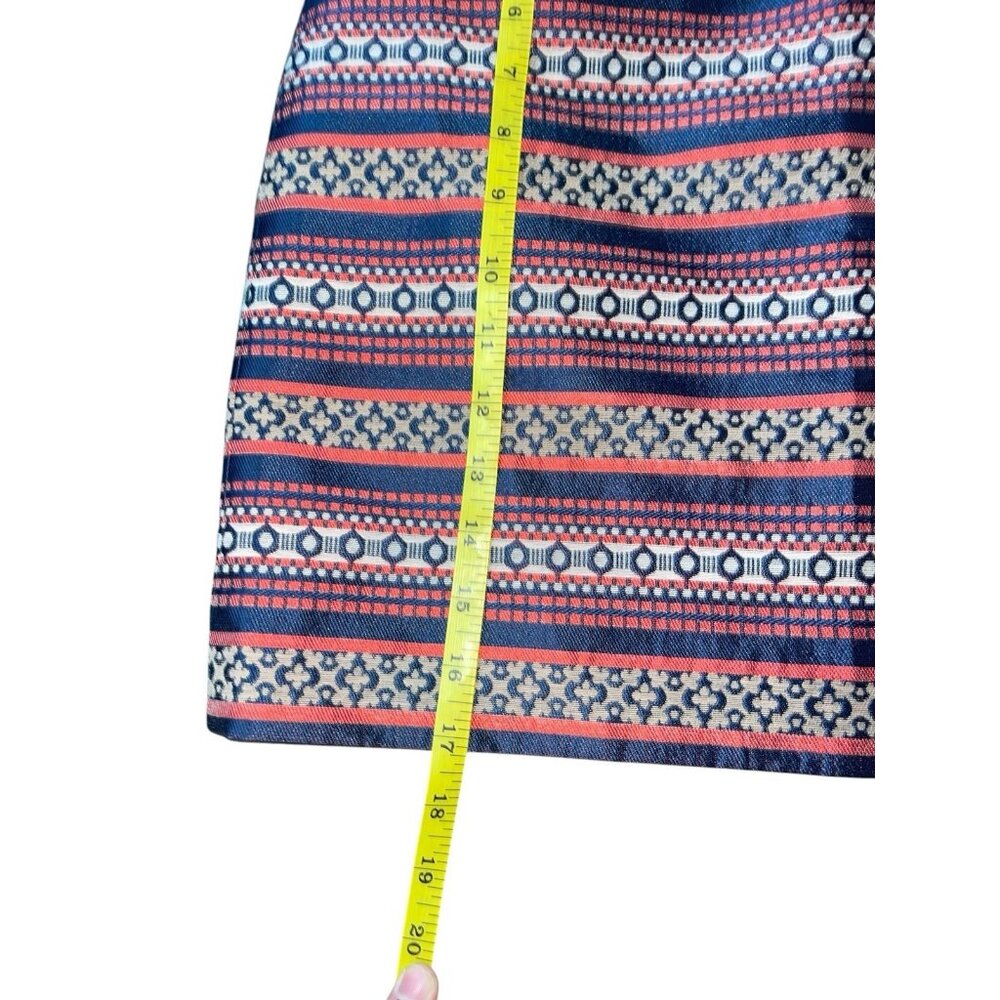LOFT PETITES Women's 0 Petite Tribal Pattern Lined Pencil Skirt - Picture 5 of 12